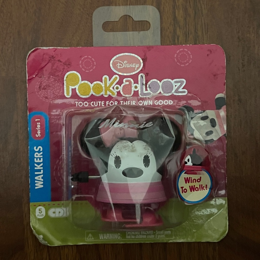 Disney Pook-a-Looz Walkers Toy Set - Pink and Black